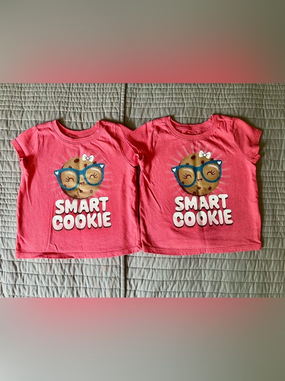 TWIN GIRLS | Tshirt from The Children’s Place 12-18m